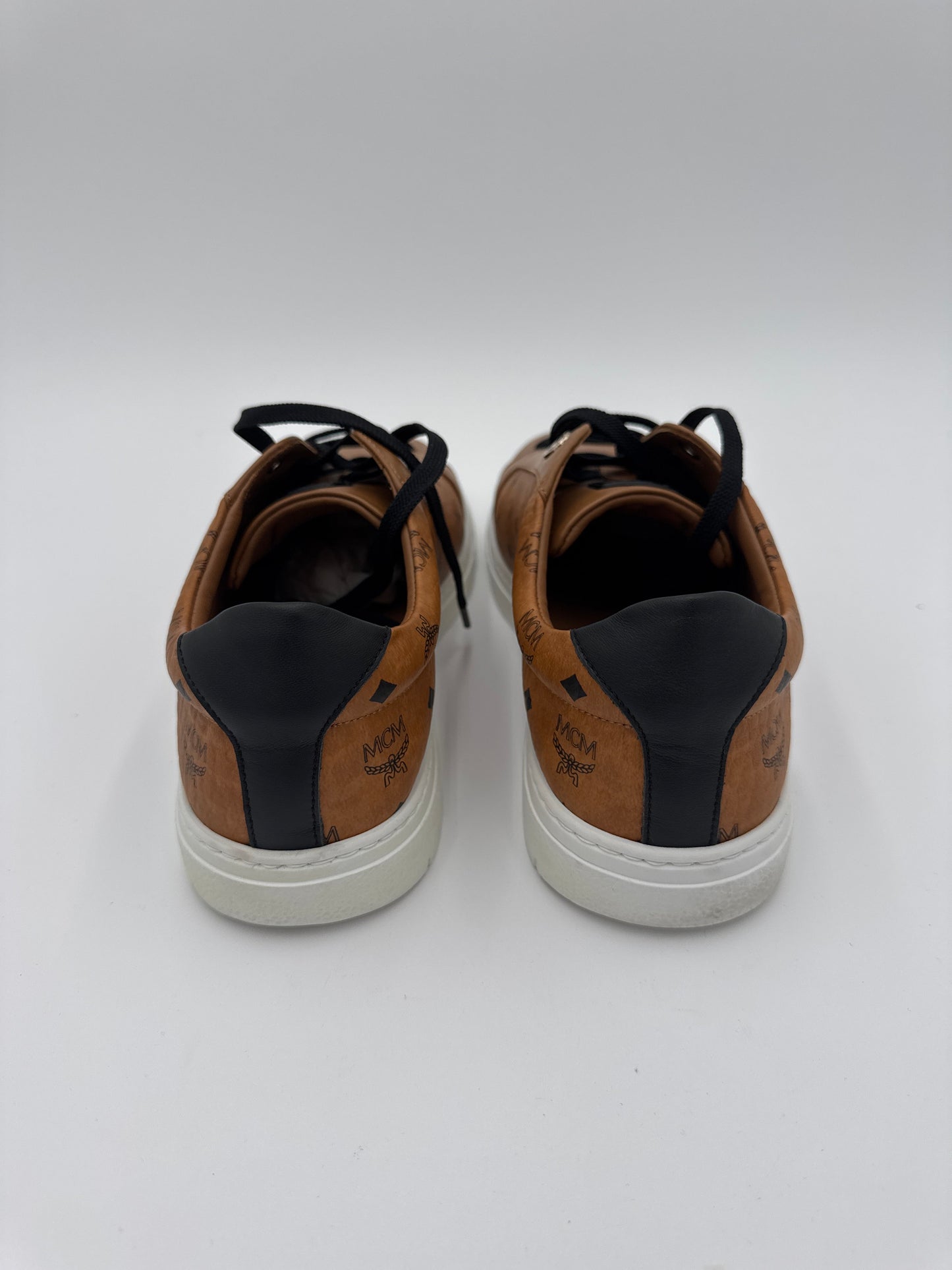 Shoes Luxury Designer By Mcm In Brown, Size:9.5
