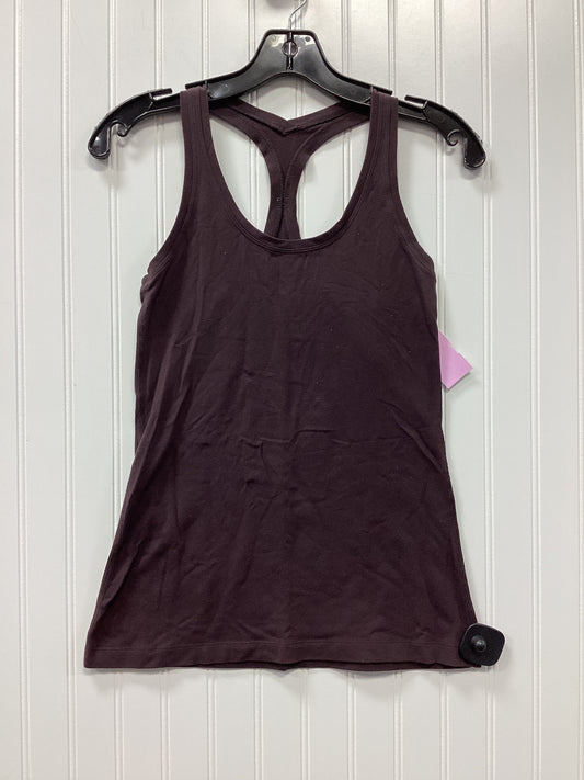 Athletic Tank Top By Lululemon In Purple, Size:6