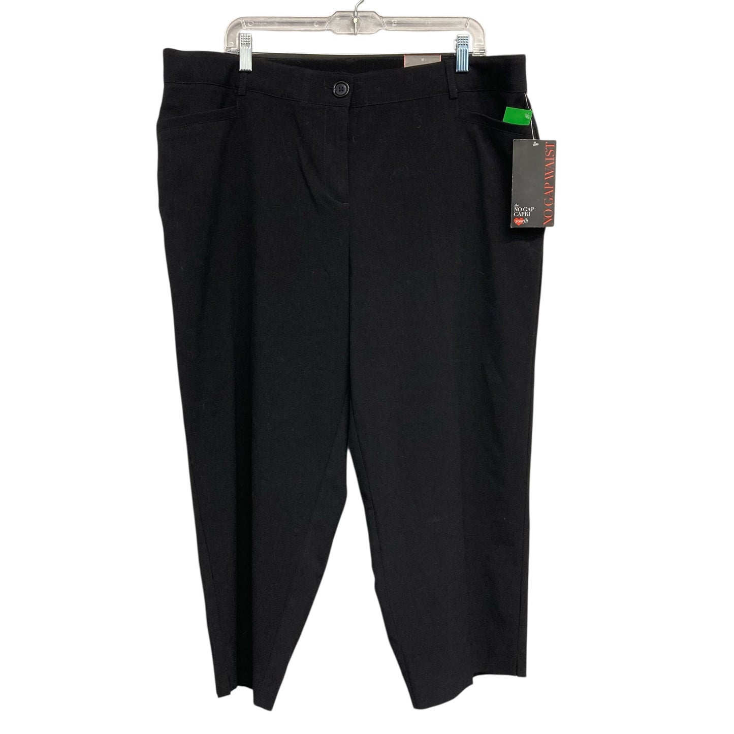 Capris By Avenue In Black, Size:16