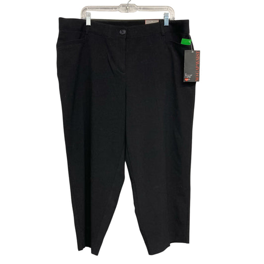 Capris By Avenue In Black, Size:16