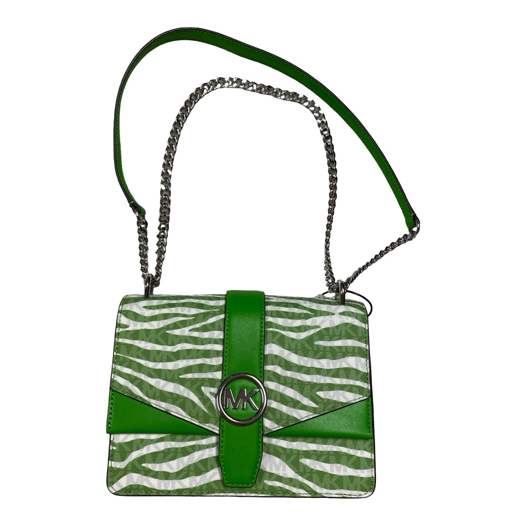 Handbag Designer By Michael Kors In Green, Size:Small
