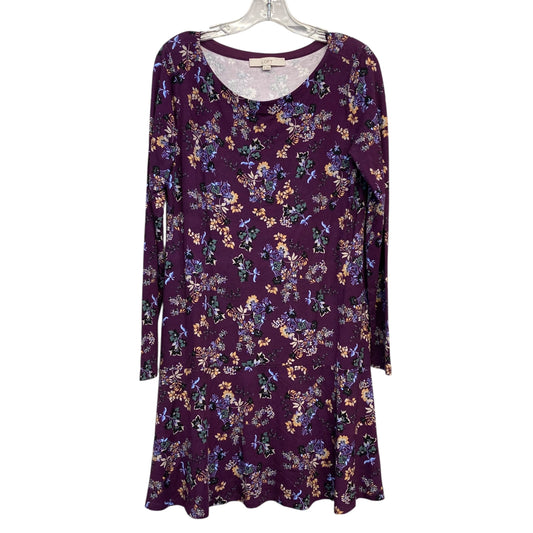 Dress Casual Short By Loft In Floral Print, Size:M
