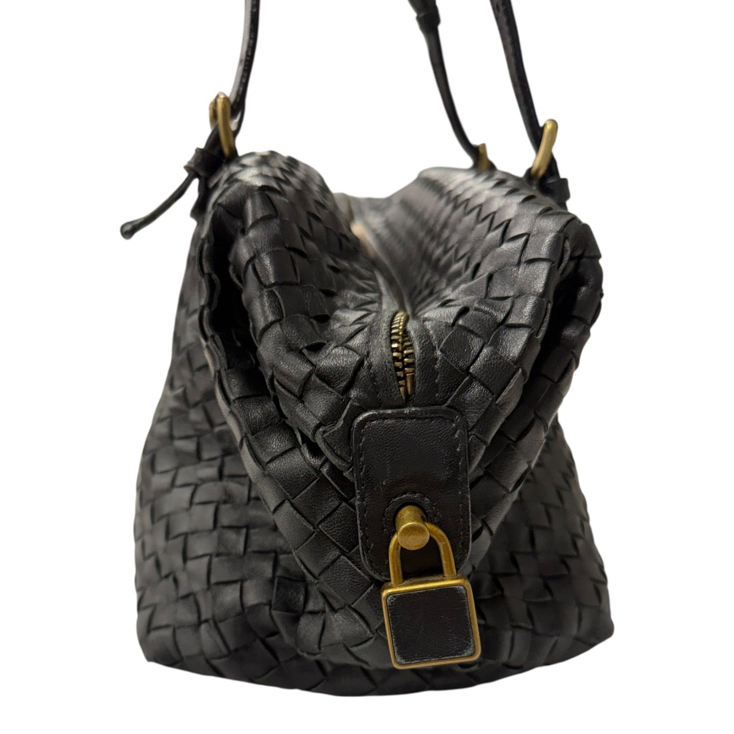 Handbag Luxury Designer By Bottega Veneta In Black, Size:Large