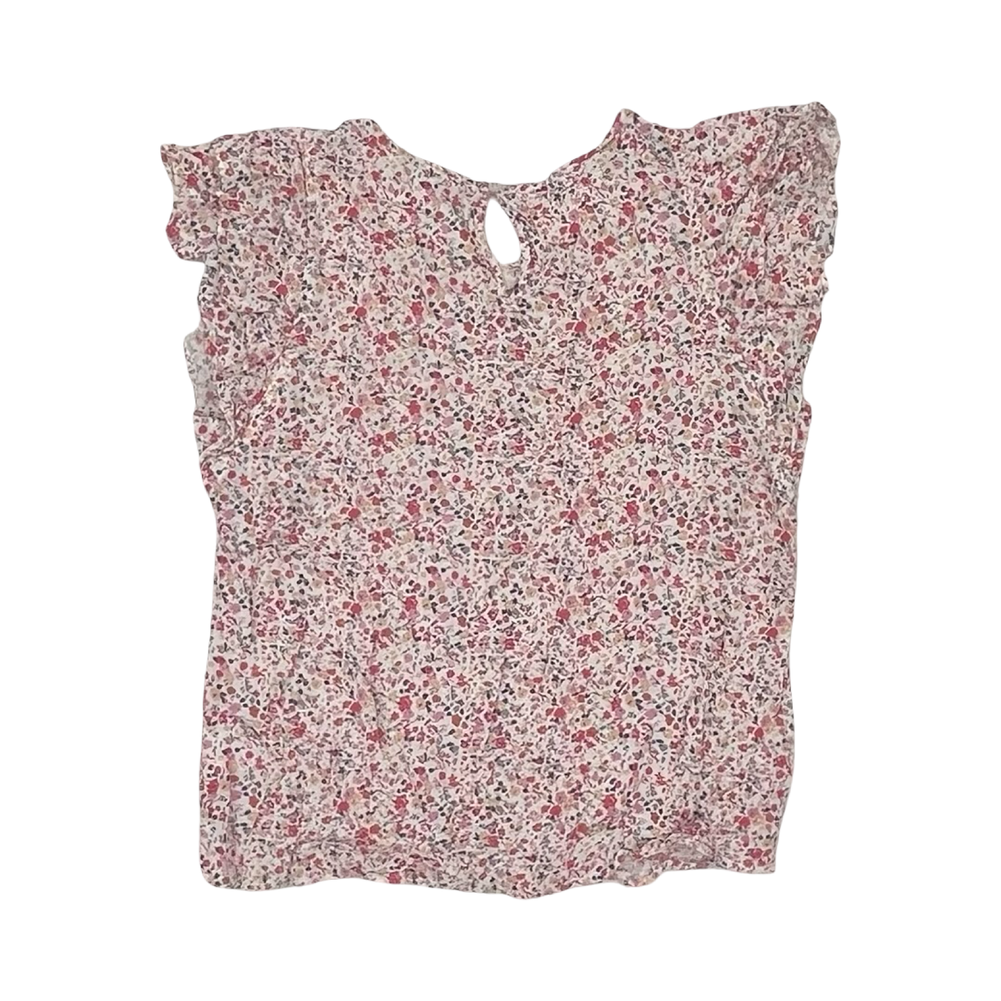 Blouse Ss By Clothes Mentor In Floral Print, Size:L