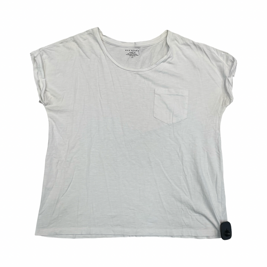 Top Ss Basic By Max Studio In White, Size:L