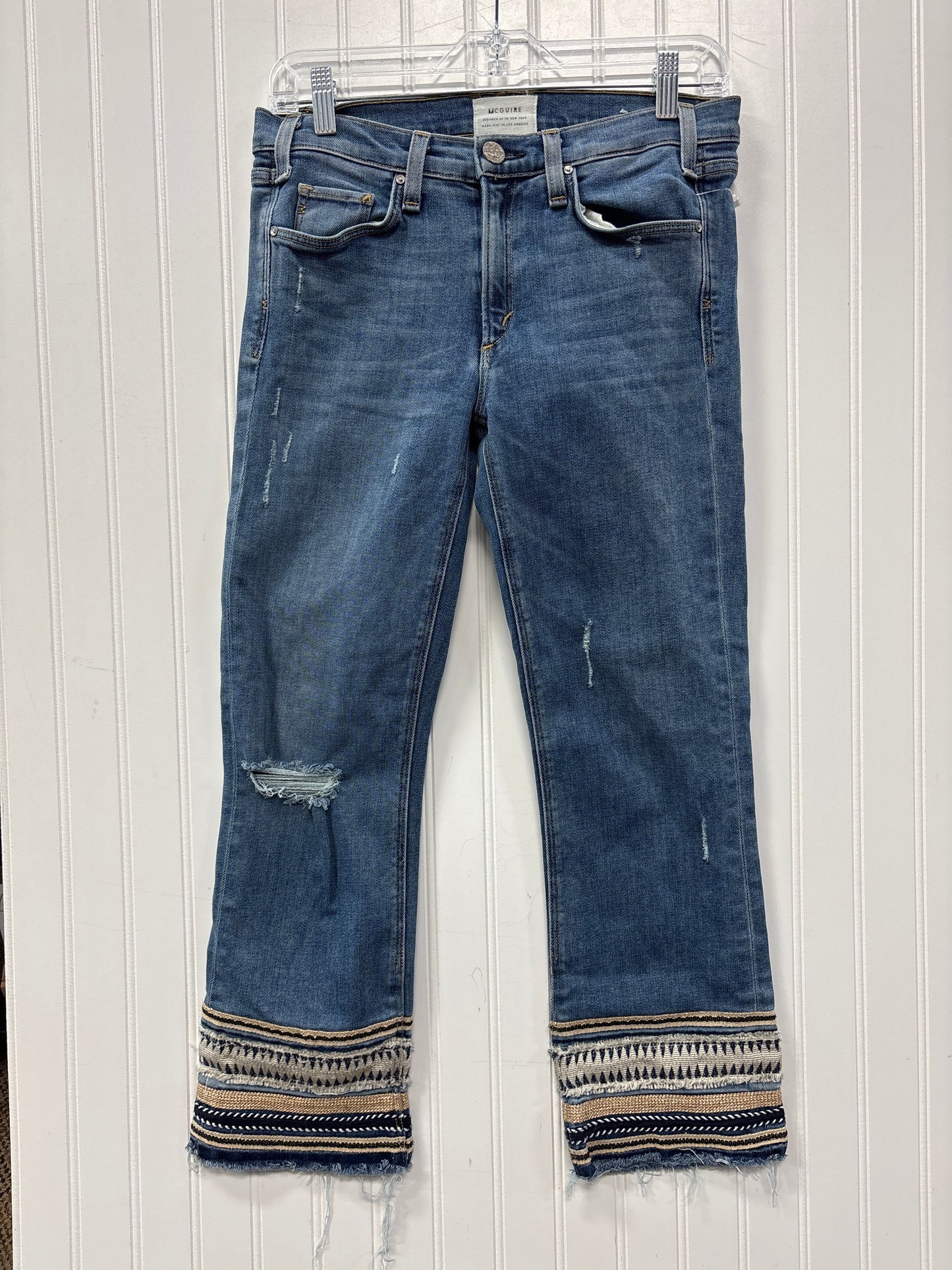 Jeans Boot Cut By Cmb In Blue Denim, Size:6