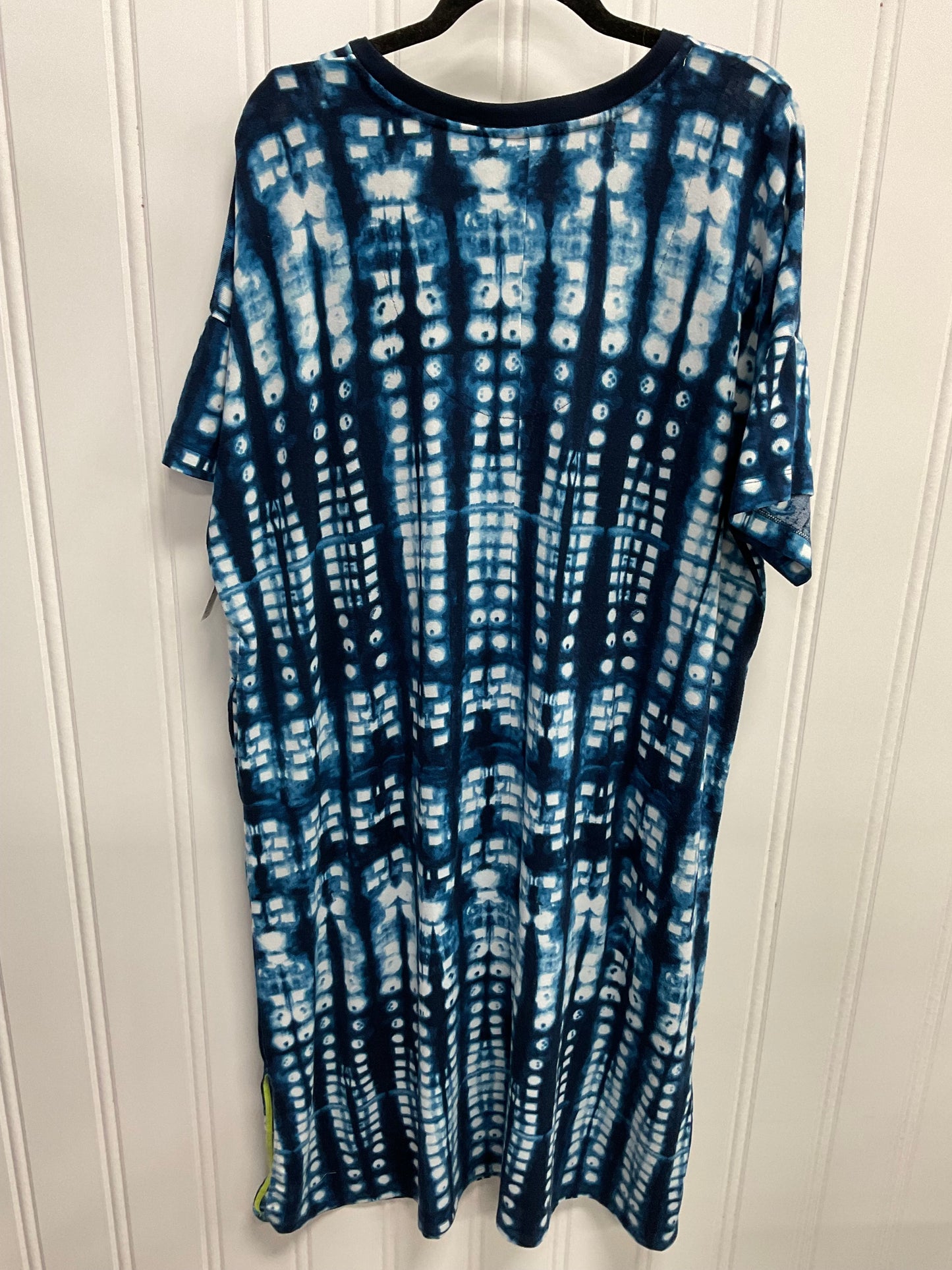 Dress Casual Maxi By Simply Vera In Tie Dye Print, Size:Xxl