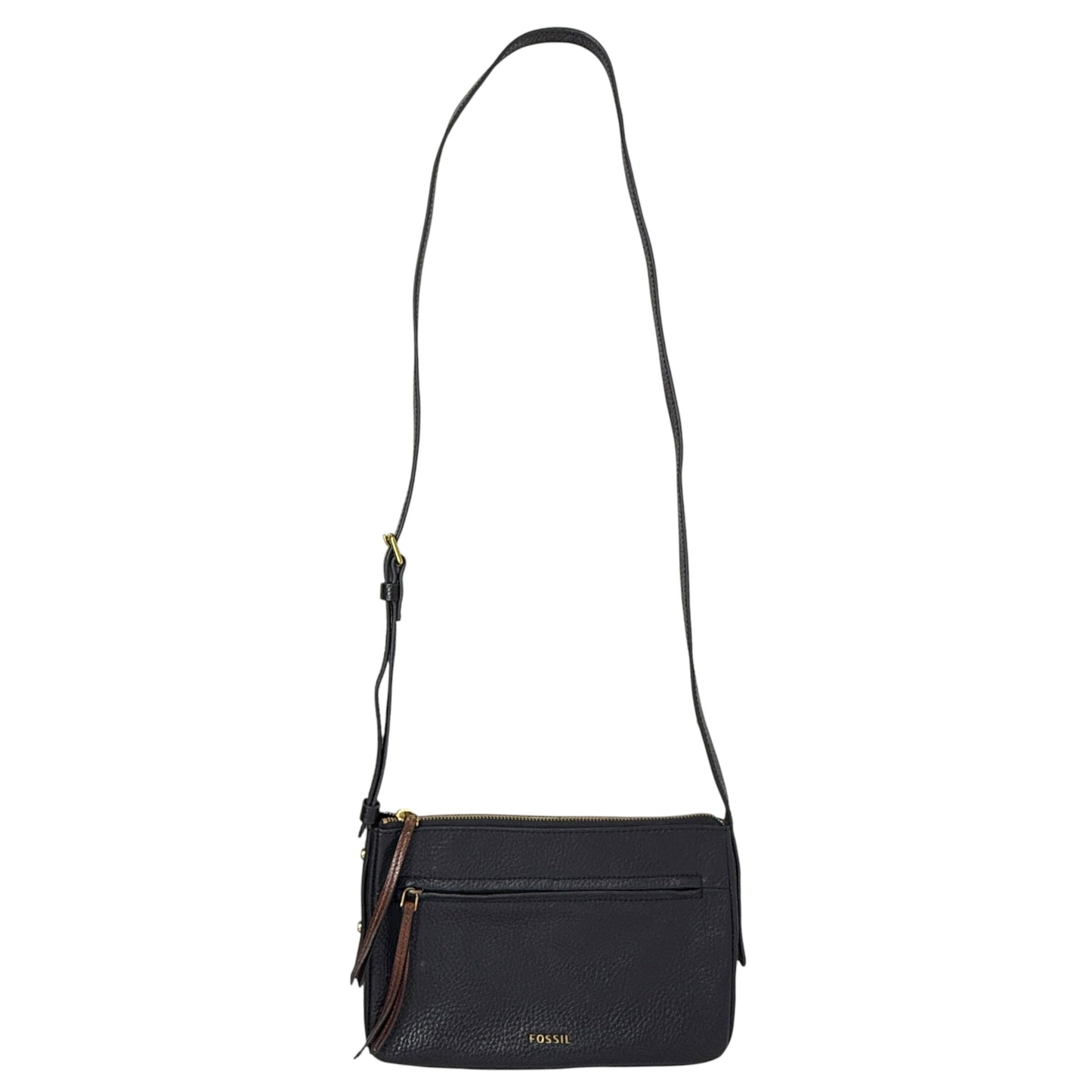 Gemma Leather Crossbody By Fossil, Size: Medium