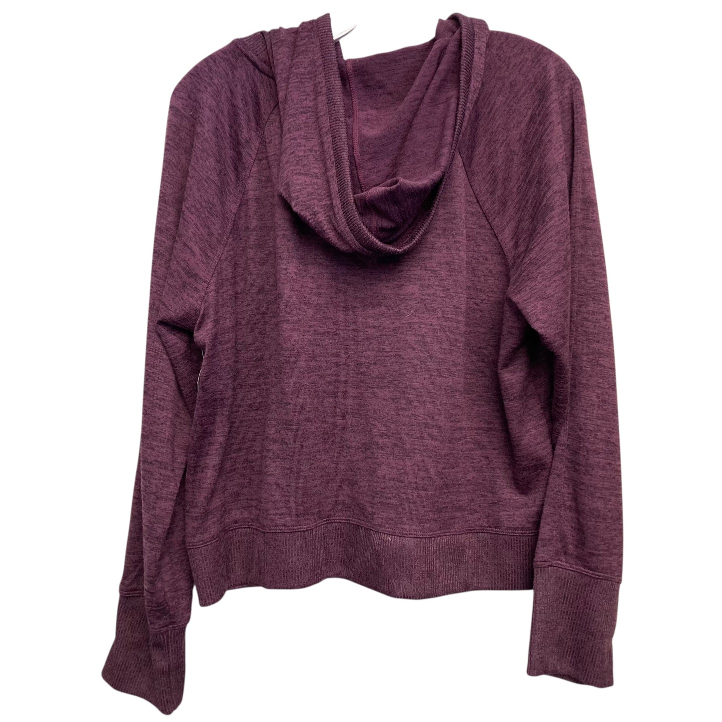 Athletic Top Ls Hoodie By Calvin Klein In Purple, Size:Xl