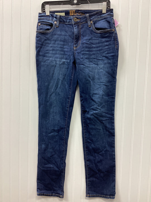 Jeans Boyfriend By Kut In Blue Denim, Size:4