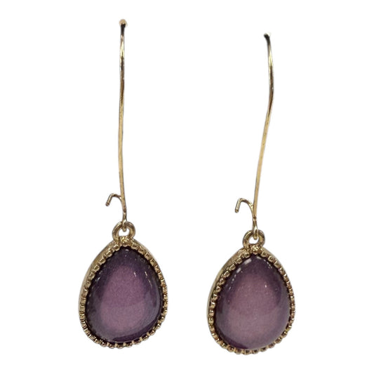 Earrings Dangle/Drop  In Purple