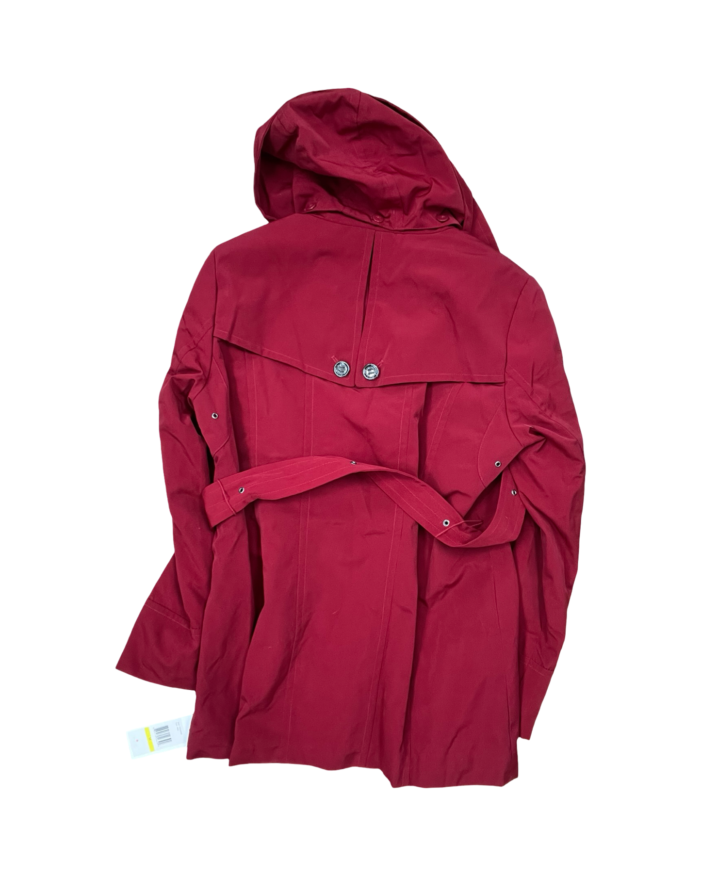 Coat Trench Coat By Calvin Klein In Red, Size:M