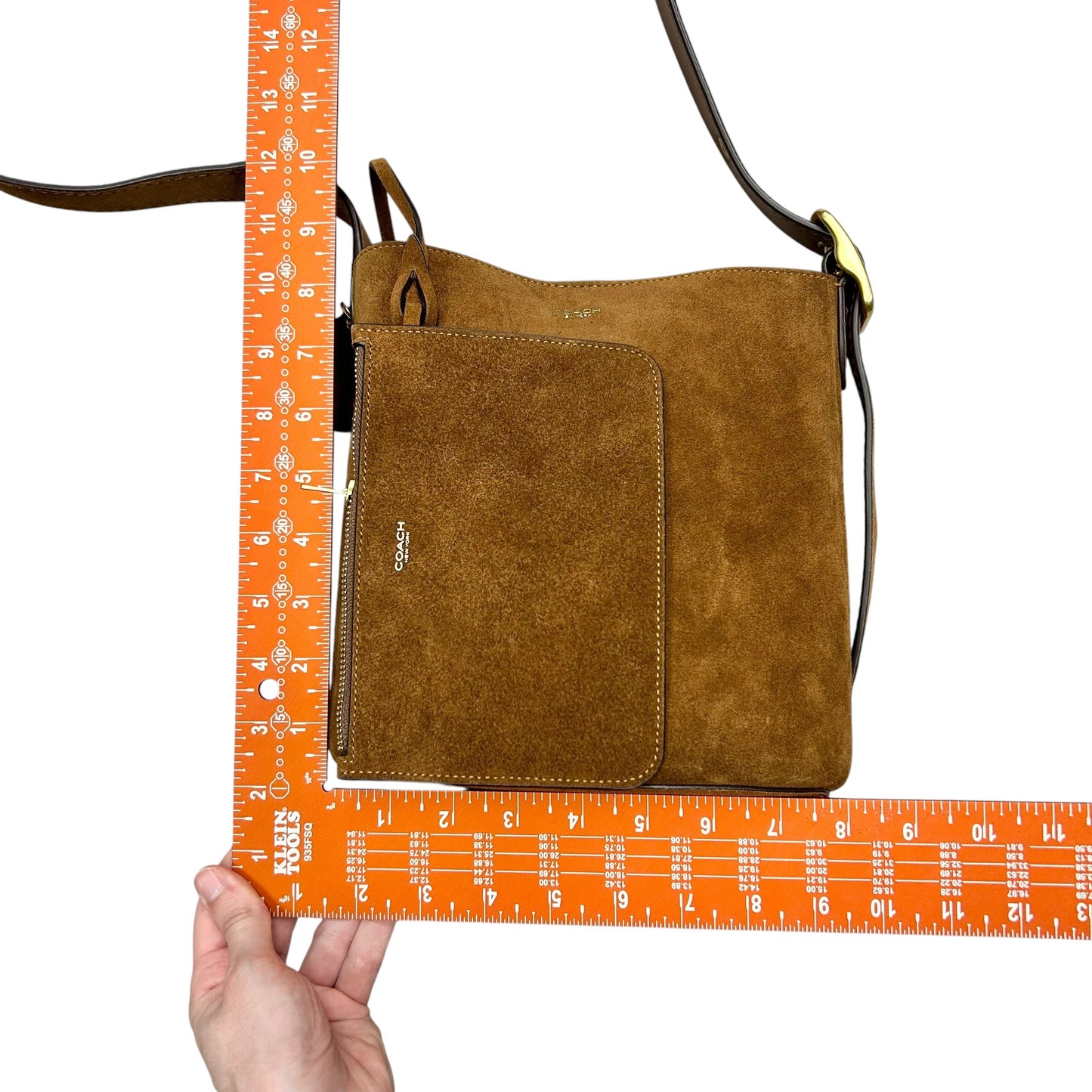 Crossbody Designer By Coach, Size: Small