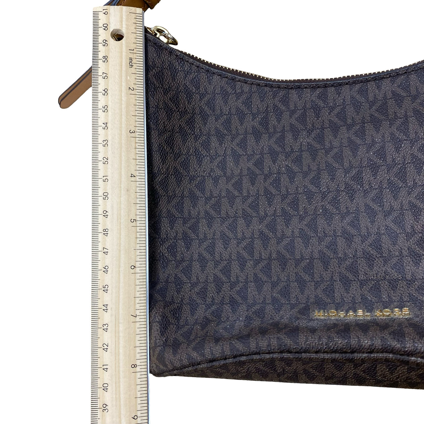 Handbag Designer By Michael Kors In Brown, Size:Small