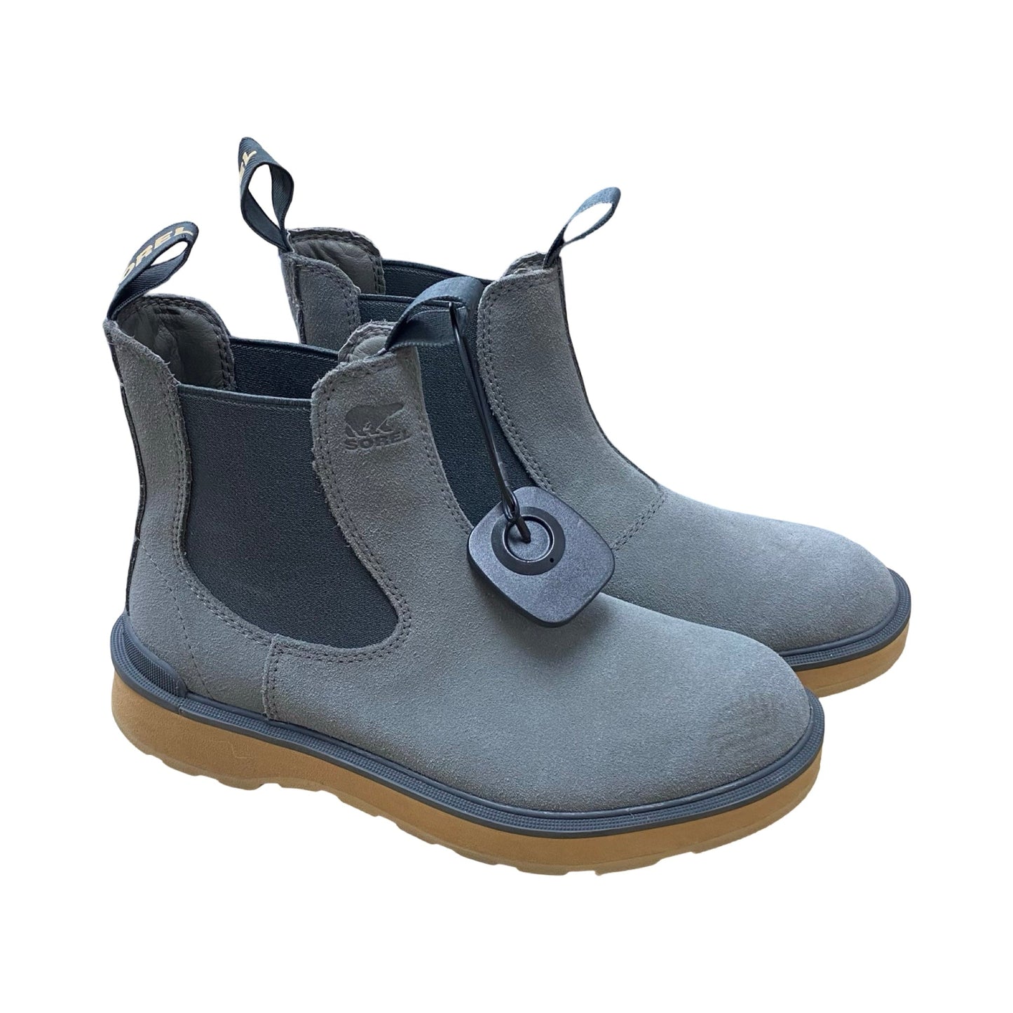 Boots Ankle Flats By Sorel In Grey, Size:8.5