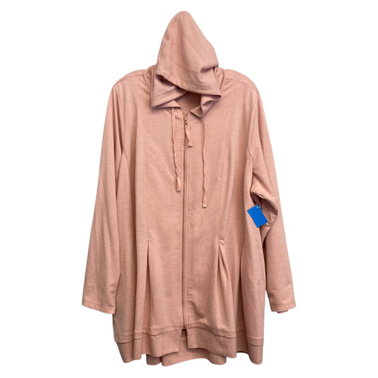 Sweatshirt Hoodie By Logo In Peach, Size:3X