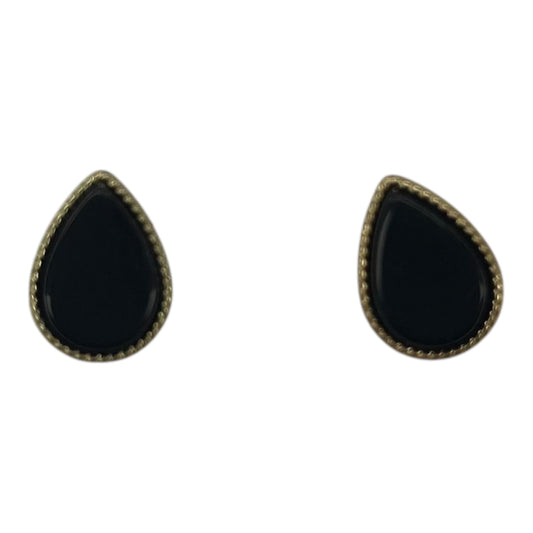 Earrings Stud By Clothes Mentor In Black & Gold