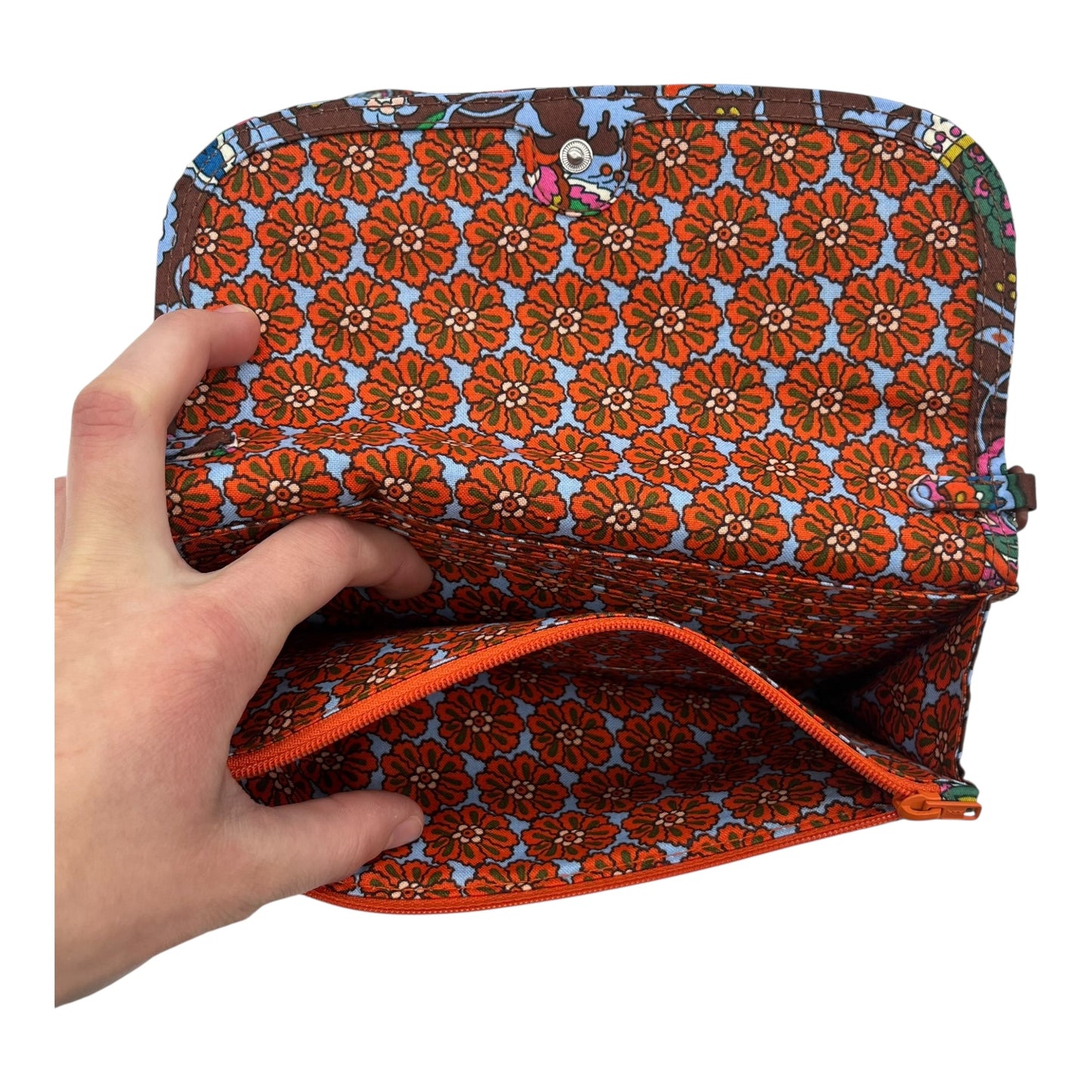 Handbag By Vera Bradley In Brown, Size:Small