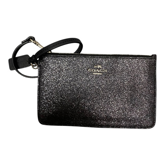 Wristlet Designer By Coach In Black, Size:Medium