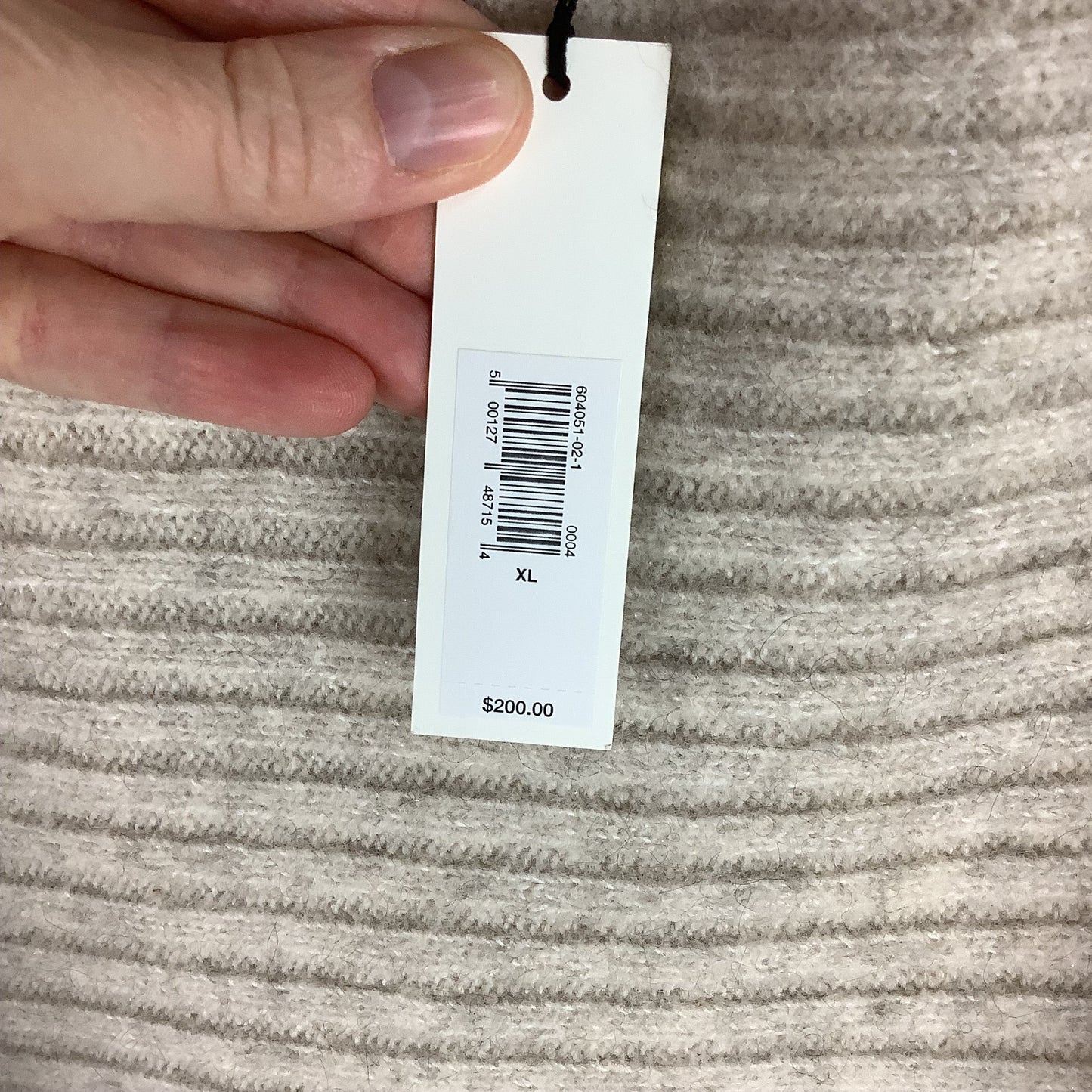 Dress Sweater By Banana Republic In Cream, Size: Xl