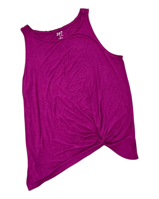 Top Sleeveless By Maurices In Pink, Size:3X