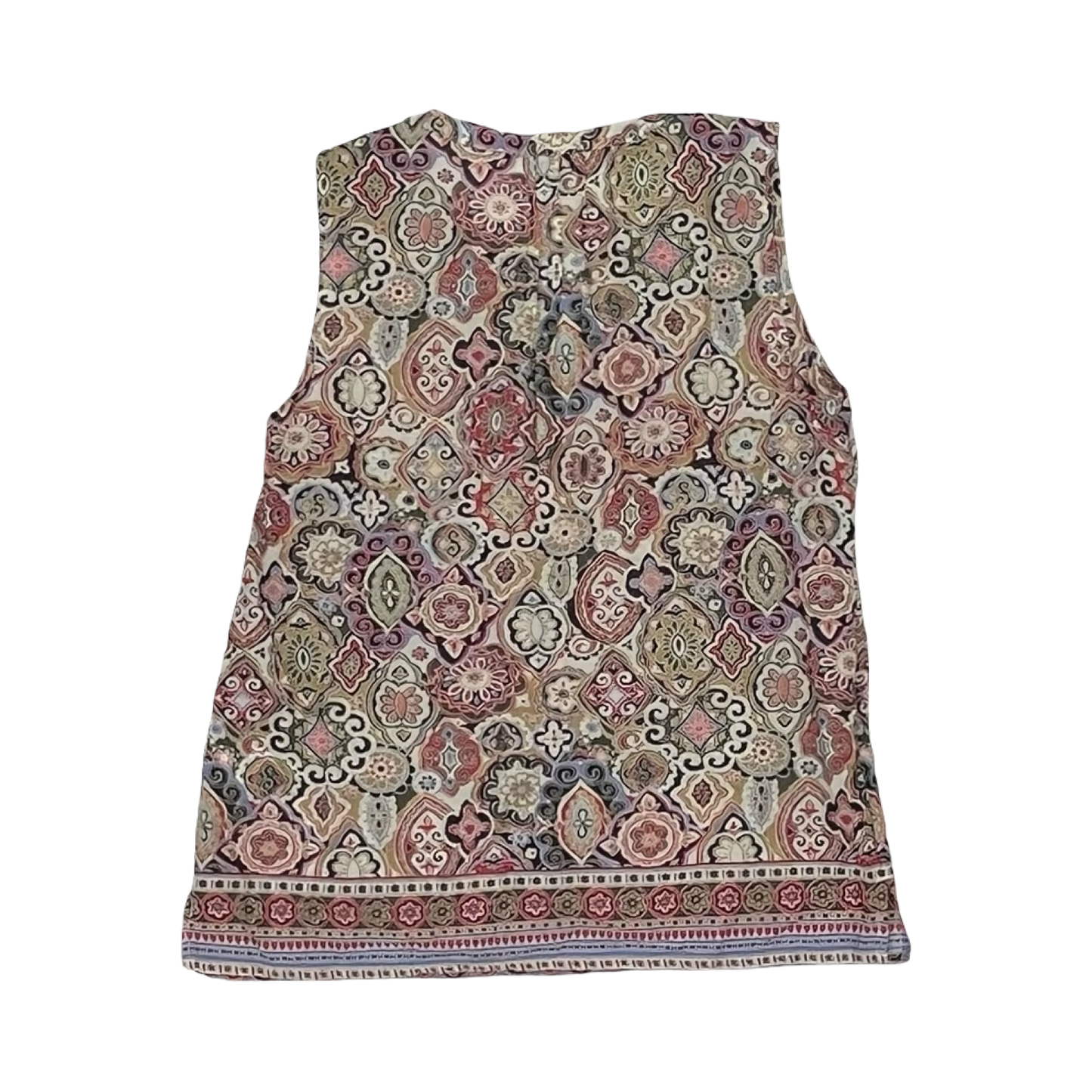Blouse Sleeveless By Talbots In Multi, Size:S