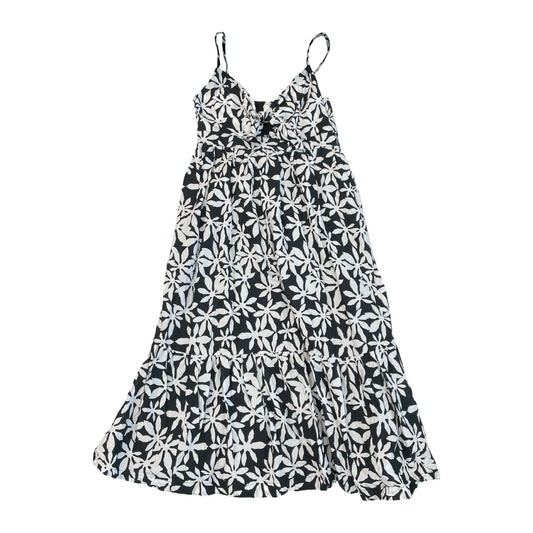 Dress Casual Maxi By J. Crew In Black & White, Size:4