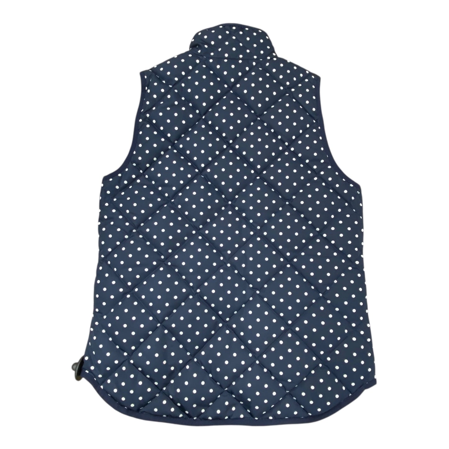 Vest Puffer & Quilted By J. Crew In Blue & White, Size:Xs