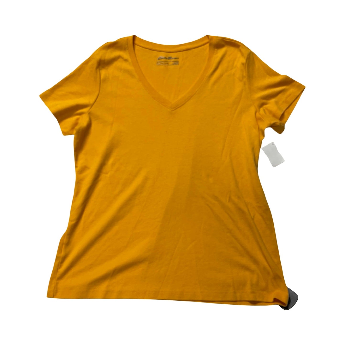 Top Ss By Eddie Bauer In Yellow, Size:2X