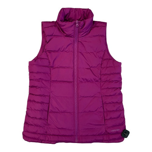 Vest Puffer & Quilted By Lands End In Purple, Size:S
