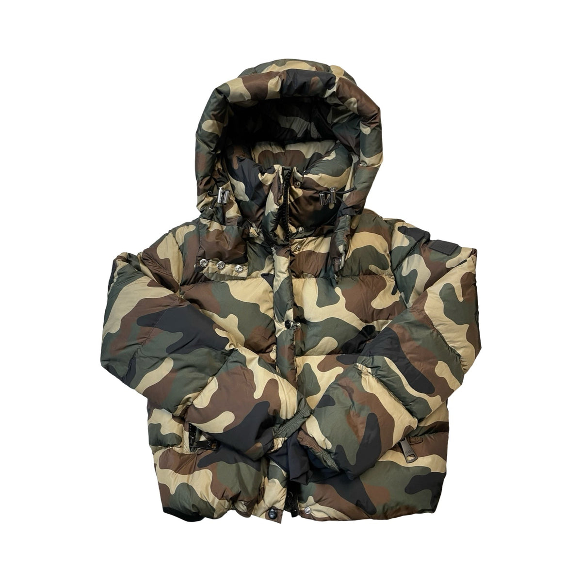 Coat Puffer & Quilted By Cmb In Camouflage Print, Size:S