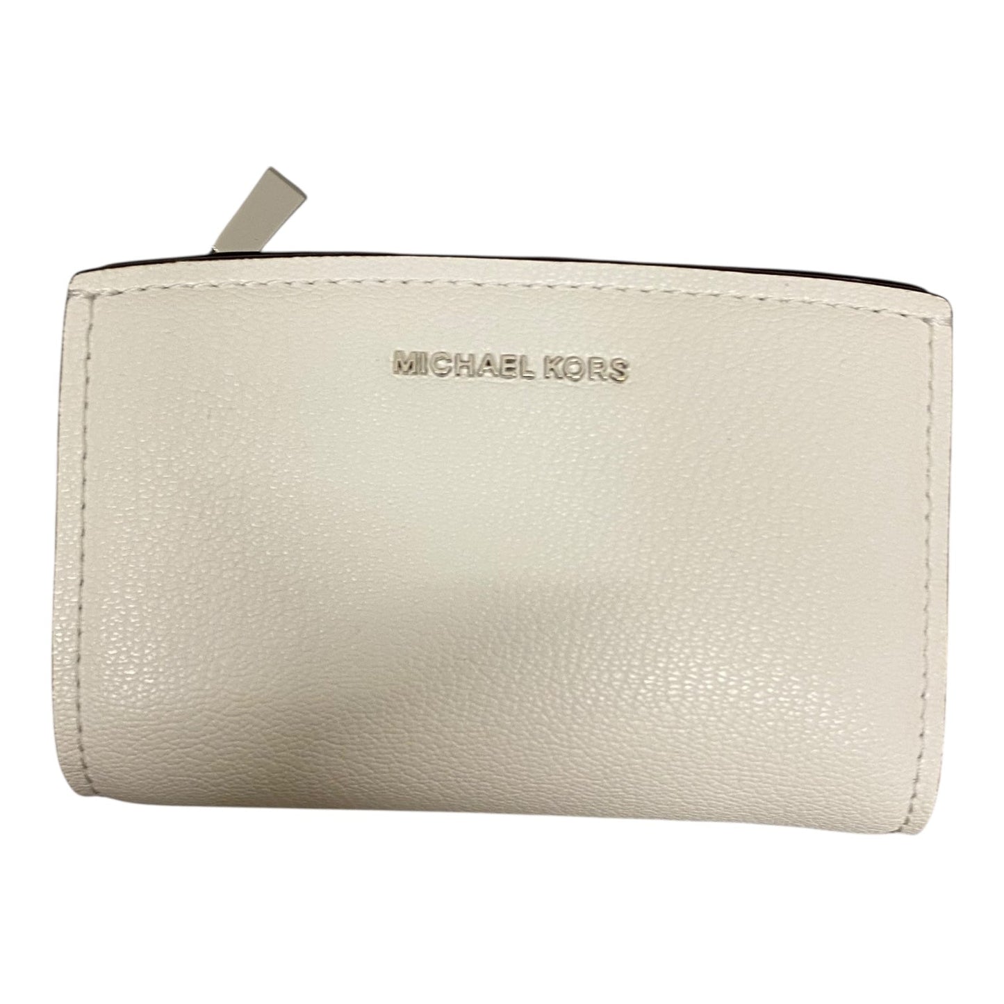 Wallet Designer By Michael Kors In White, Size:Small