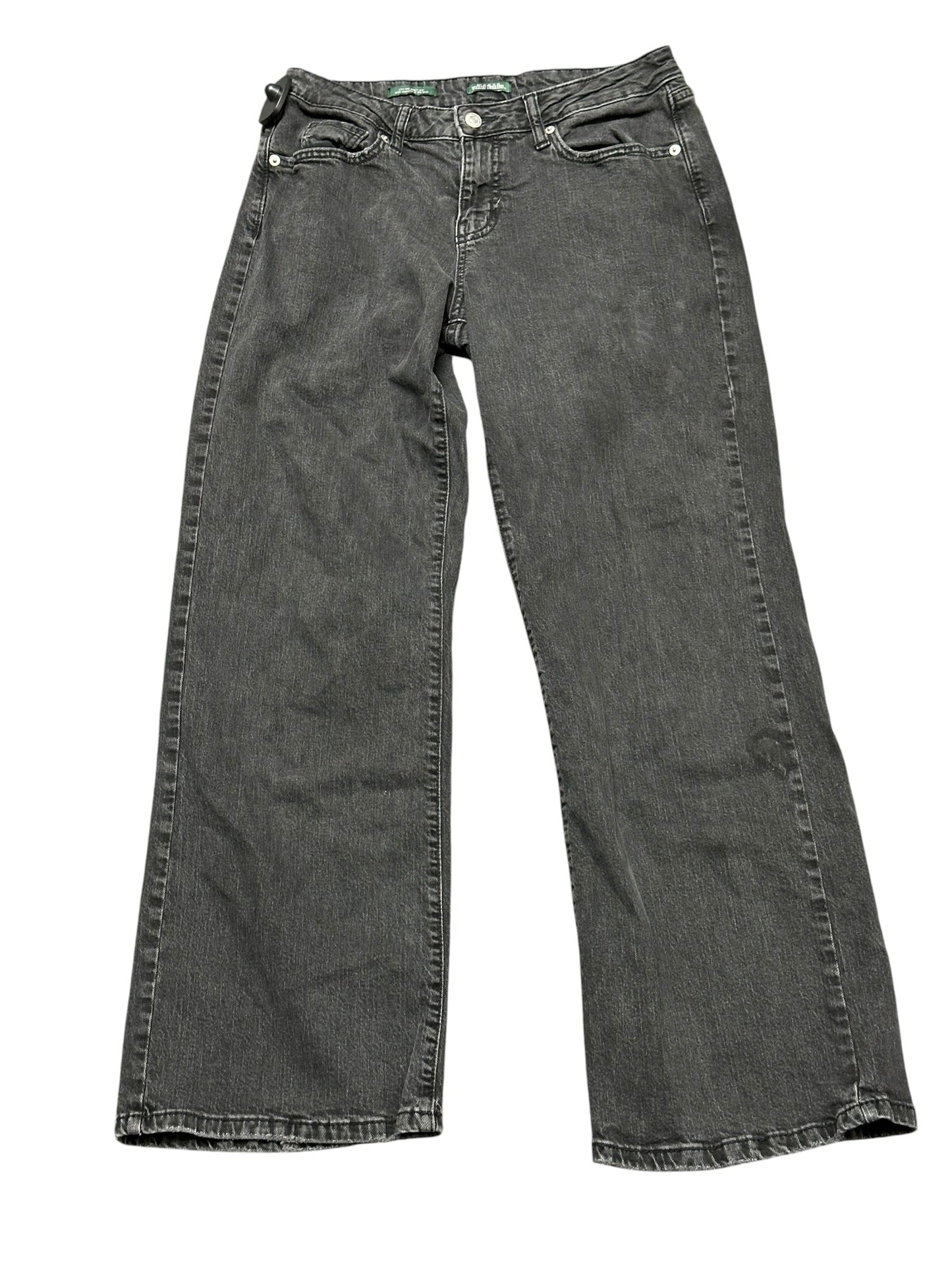 Jeans Wide Leg By Wild Fable In Black Denim, Size:6