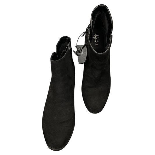 Boots Ankle Heels By Style And Company In Black, Size:8