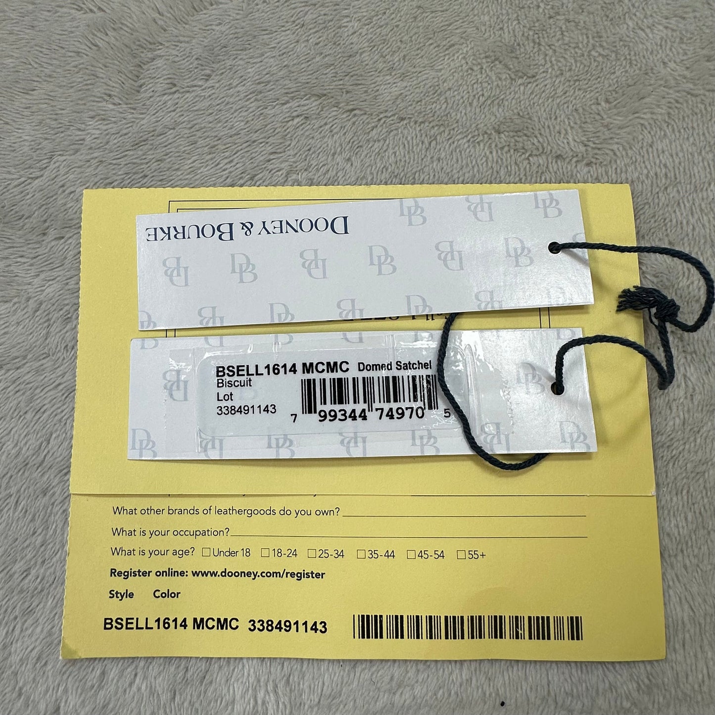 Domed Satchel Handbag Designer By Dooney And Bourke, Size: Medium