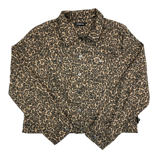 Jacket Denim By  D.JEANS In Animal Print, Size:Xl