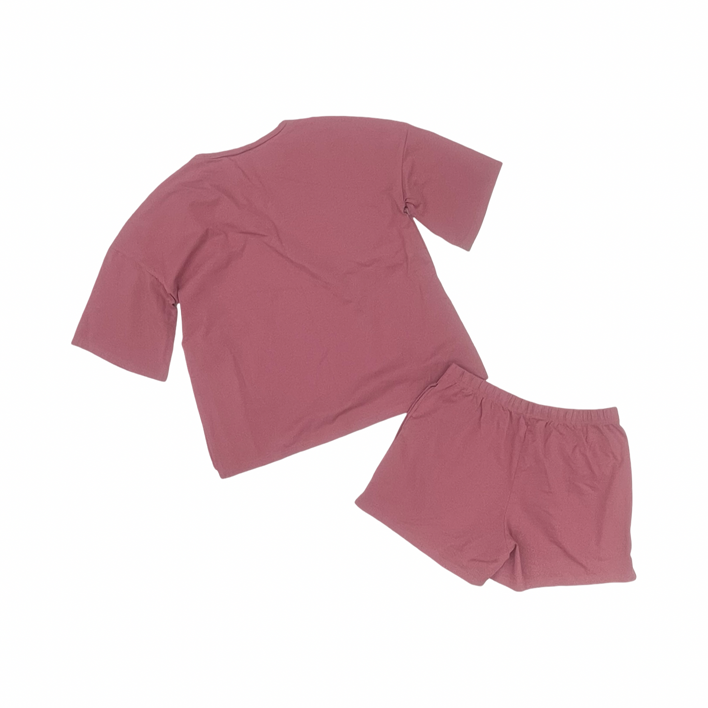 Shorts Set By Ekouaer In Pink, Size:M