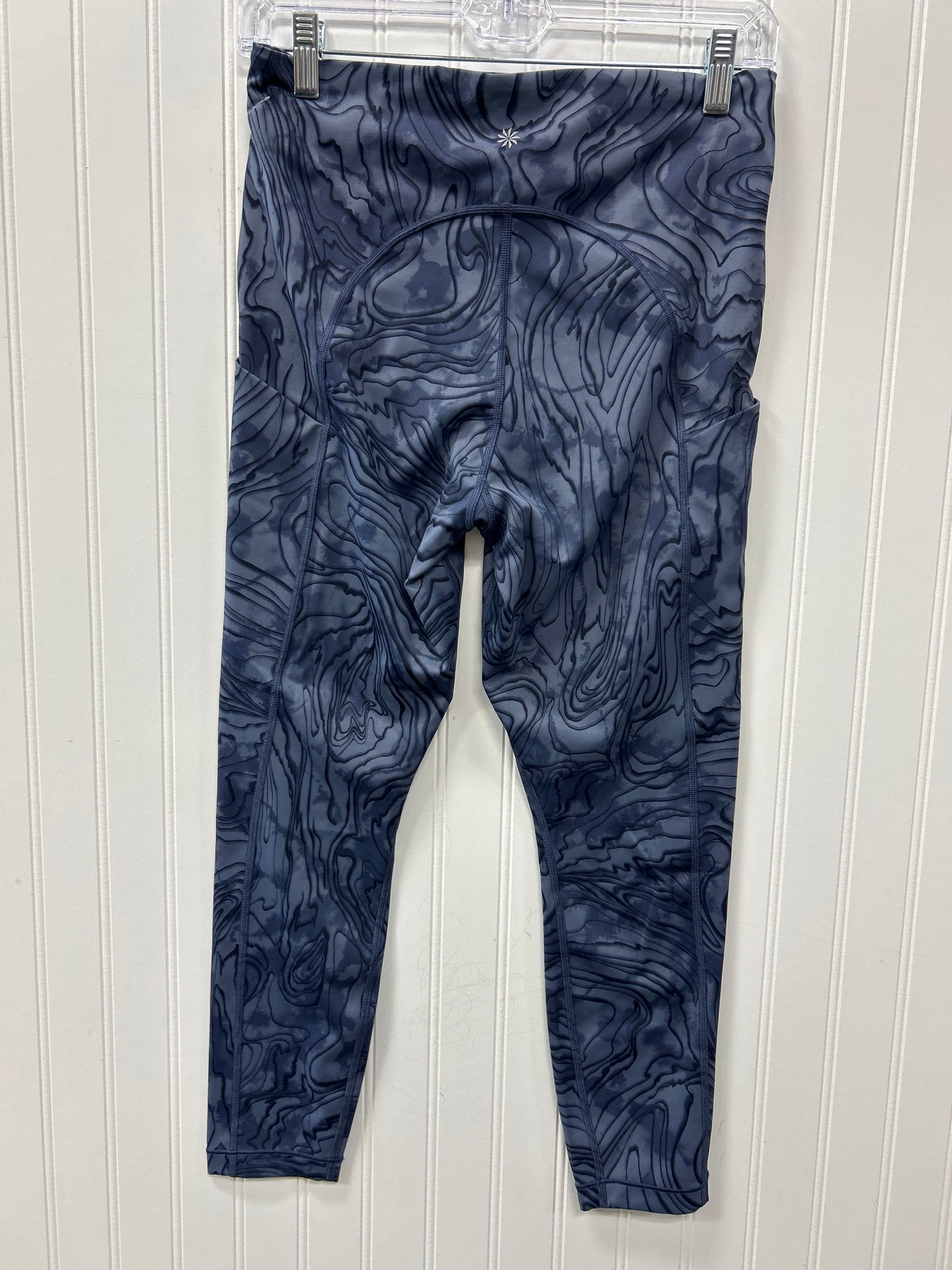 Athletic Leggings By Athleta In Grey, Size:M