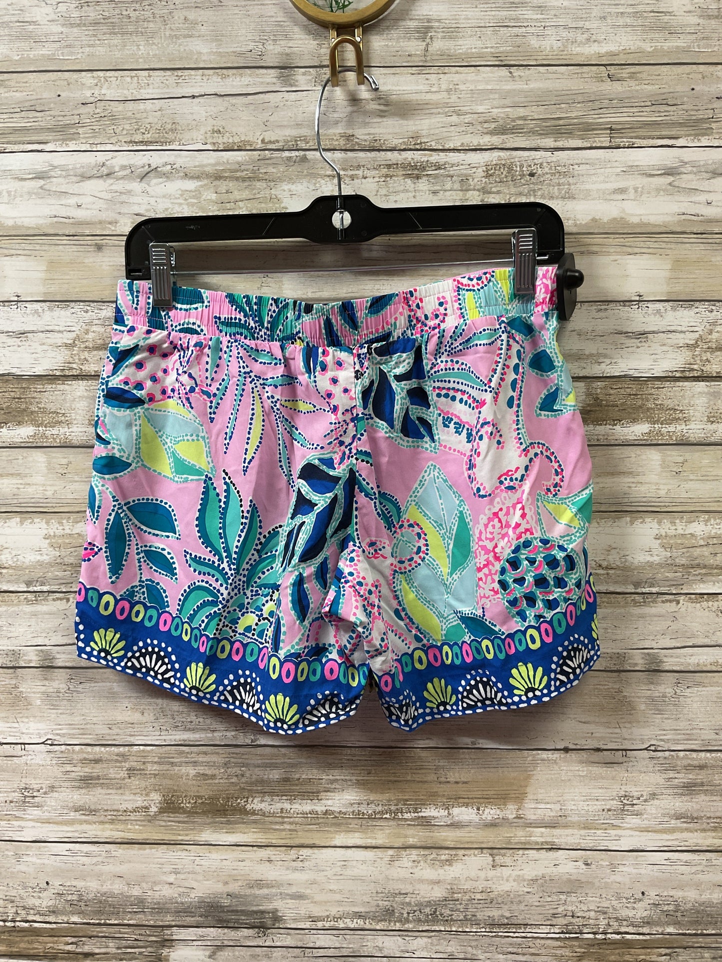 Shorts Designer By Lilly Pulitzer In Blue & Pink, Size:S