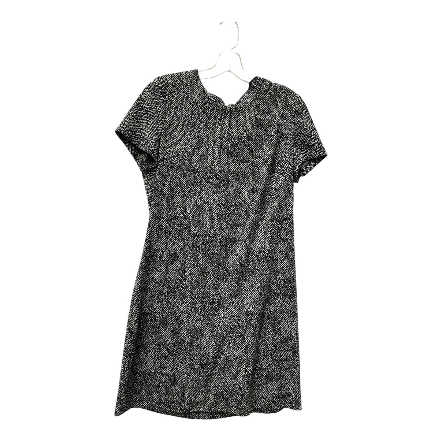 Dress Casual Midi By Calvin Klein In Black & White, Size:L