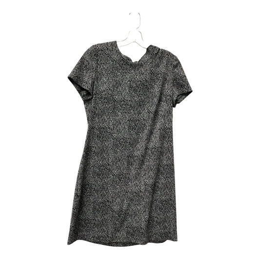 Dress Casual Midi By Calvin Klein In Black & White, Size:L