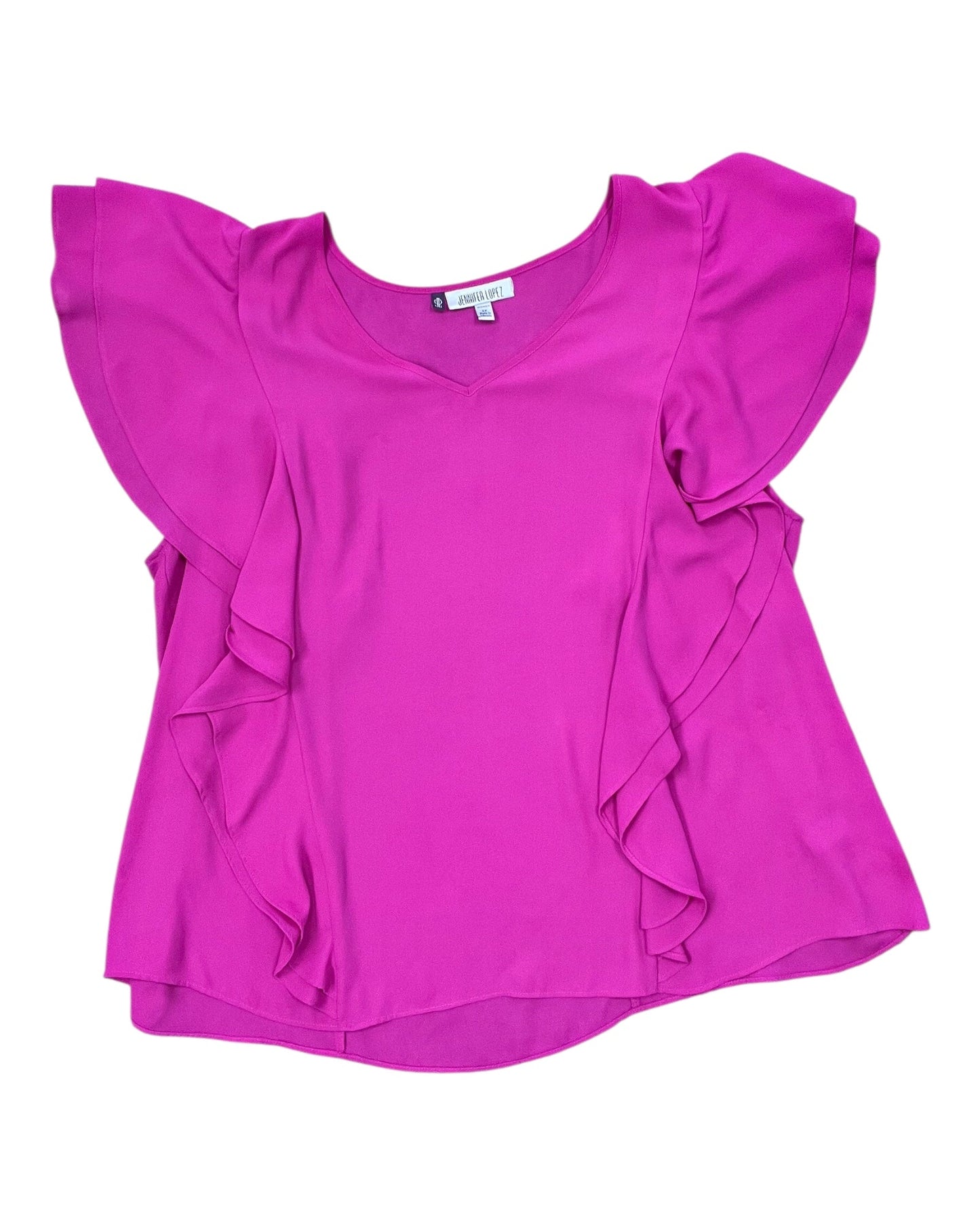 Top Ss By Jennifer Lopez In Pink, Size:2X