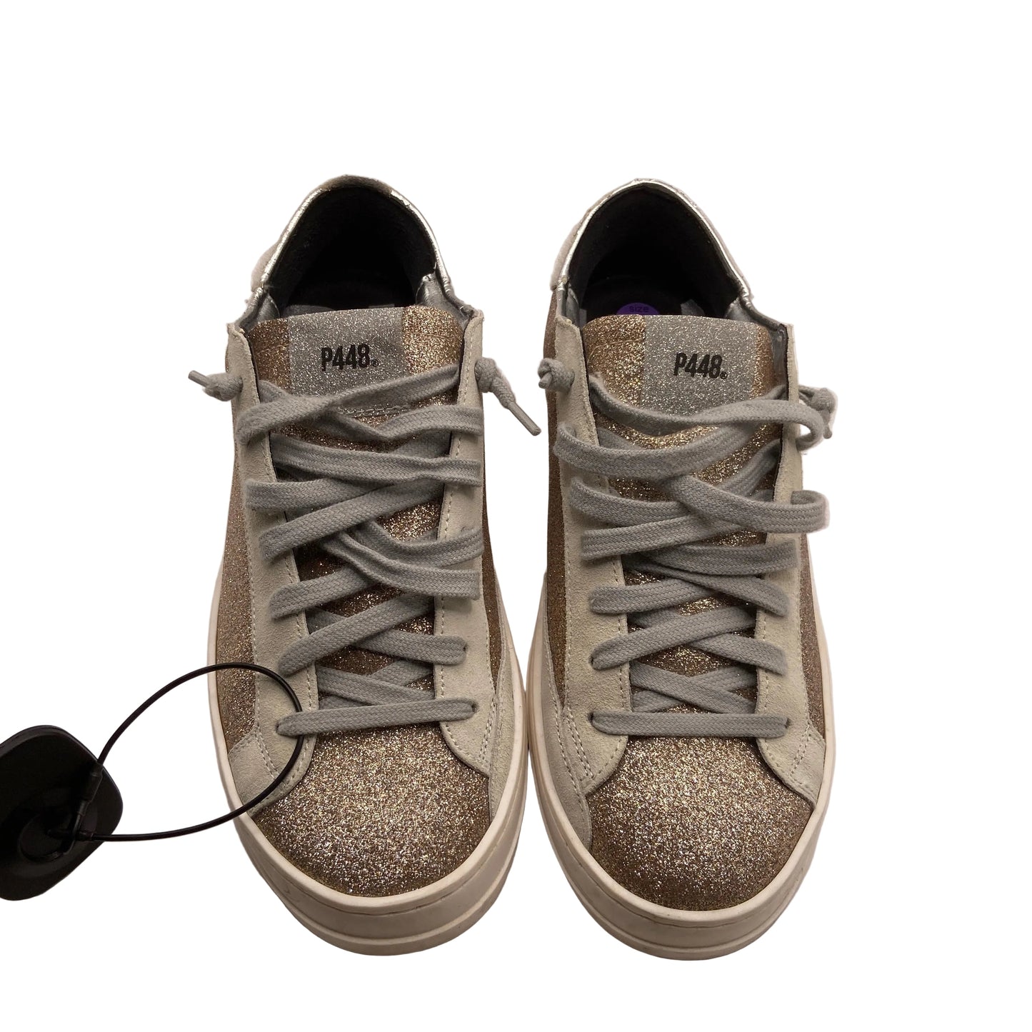 Shoes Sneakers By P448 In Gold, Size: 8