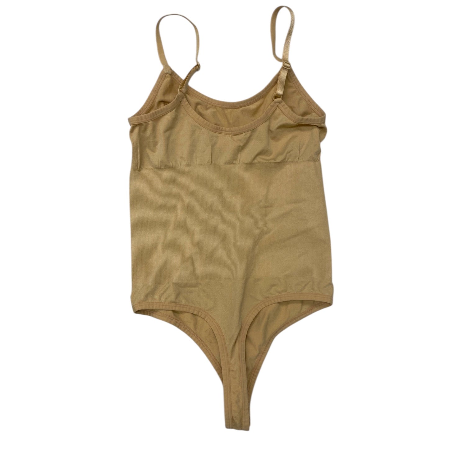 Bodysuit By Clothes Mentor In Tan, Size:M