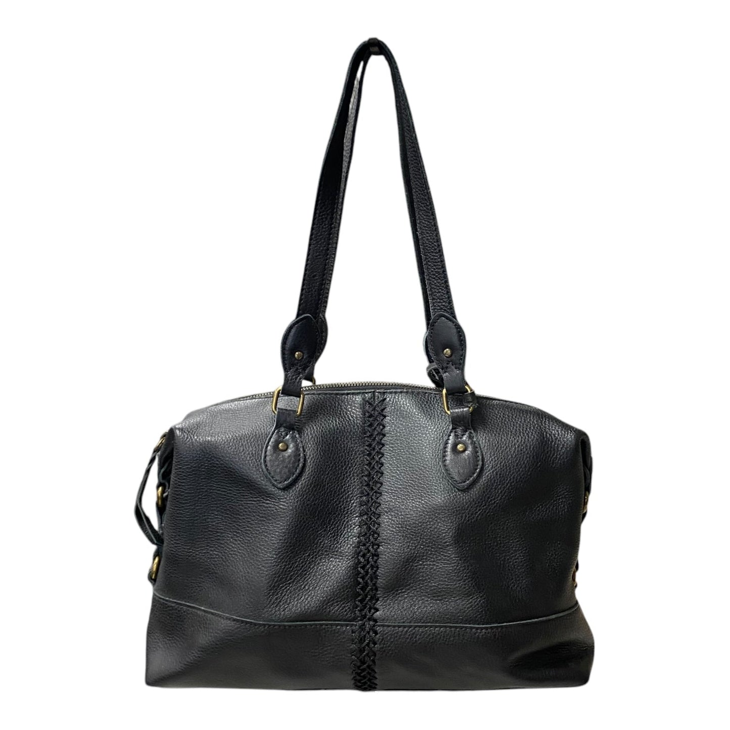 Handbag Leather By The Sak In Black, Size:Medium