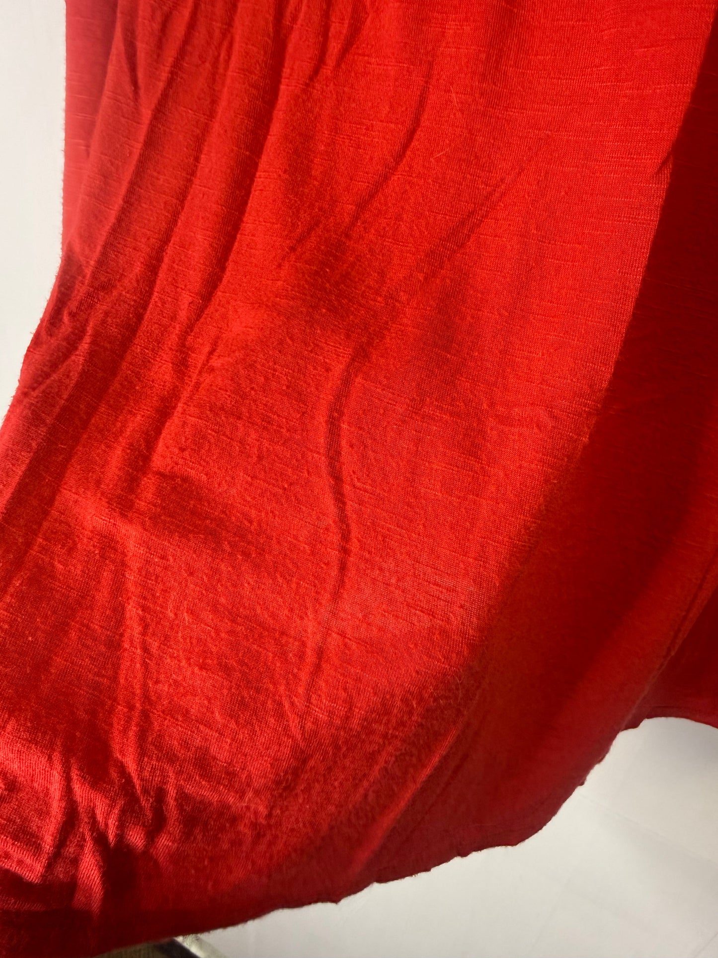 Top Short Sleeve By Knox Rose In Red, Size: Xl