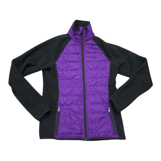 Athletic Jacket By Ralph Lauren In Black & Purple, Size:Xs