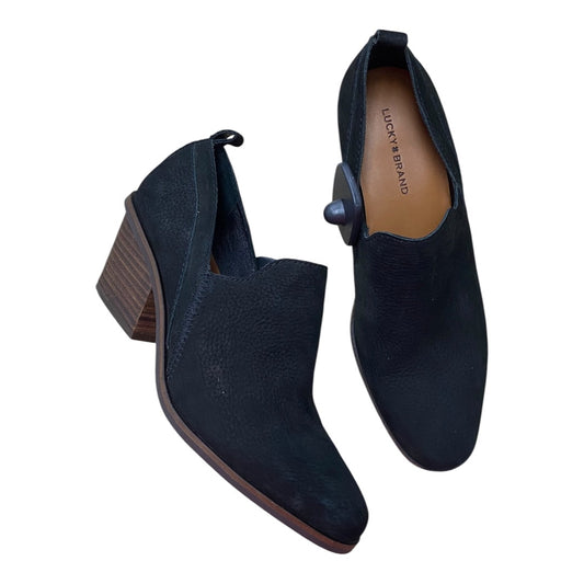 Shoes Heels Block By Lucky Brand In Black, Size:8