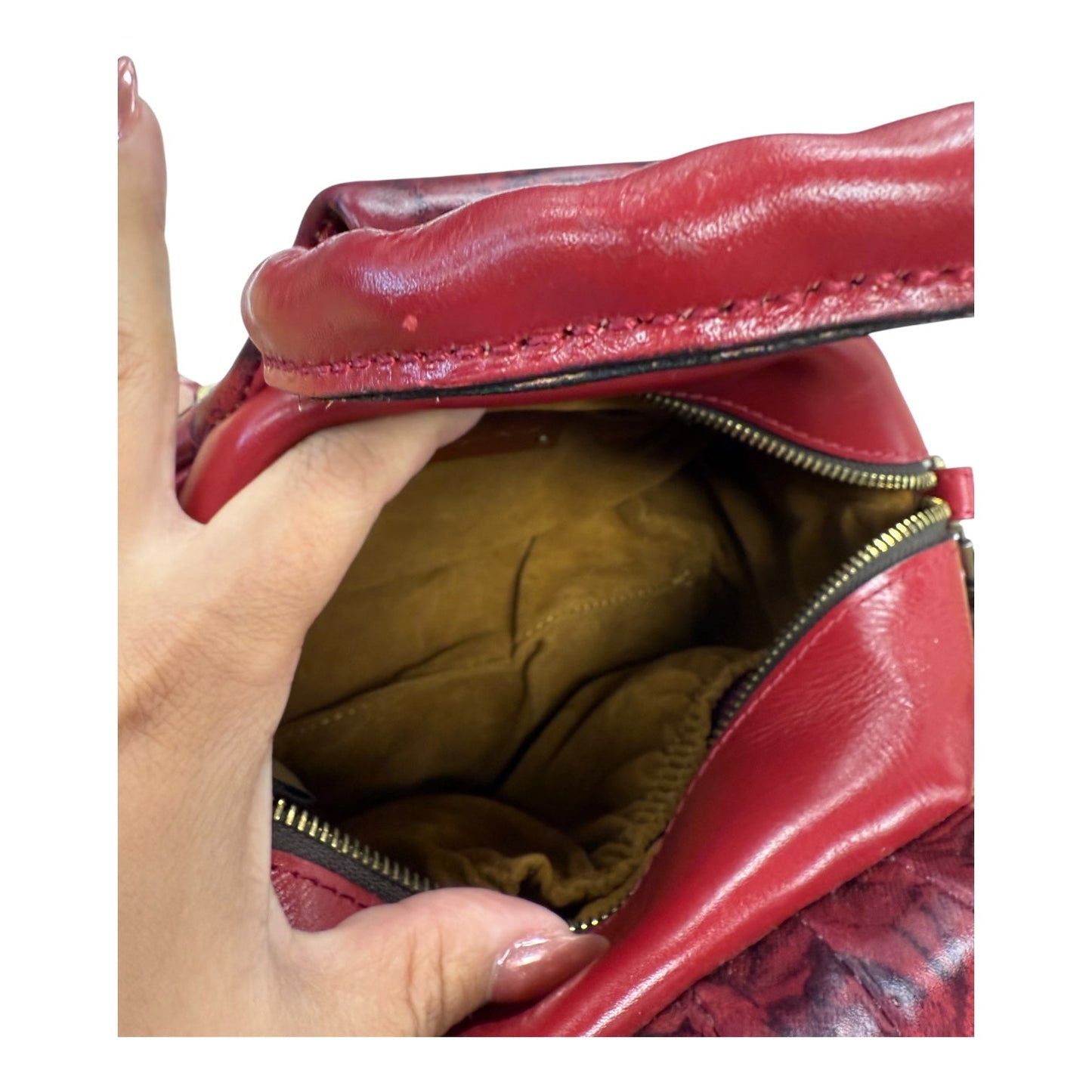 Crossbody Designer By Patricia Nash In Red, Size:Medium