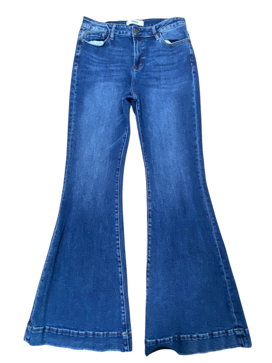 Jeans Flared By Micas In Blue Denim, Size:10
